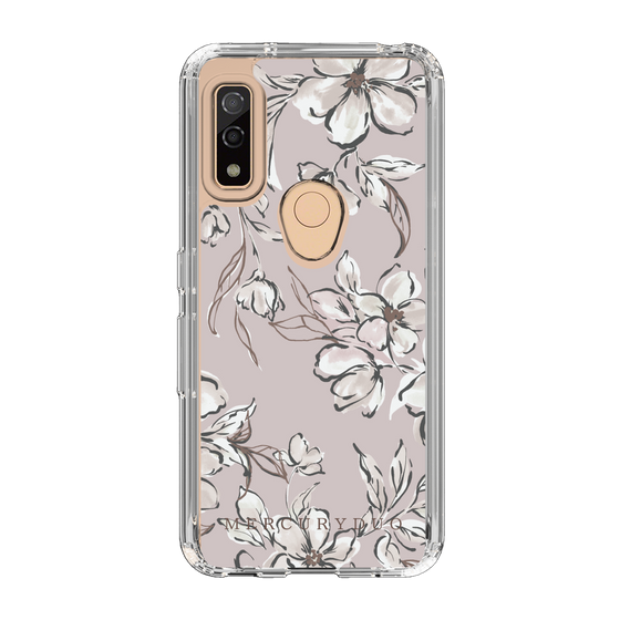 Slim Protection Case［ MERCURYDUO - BotanicalFlower - lilac ］