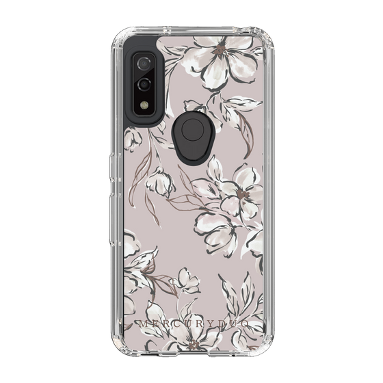 Slim Protection Case［ MERCURYDUO - BotanicalFlower - lilac ］