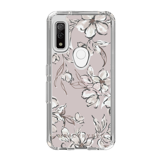 Slim Protection Case［ MERCURYDUO - BotanicalFlower - lilac ］