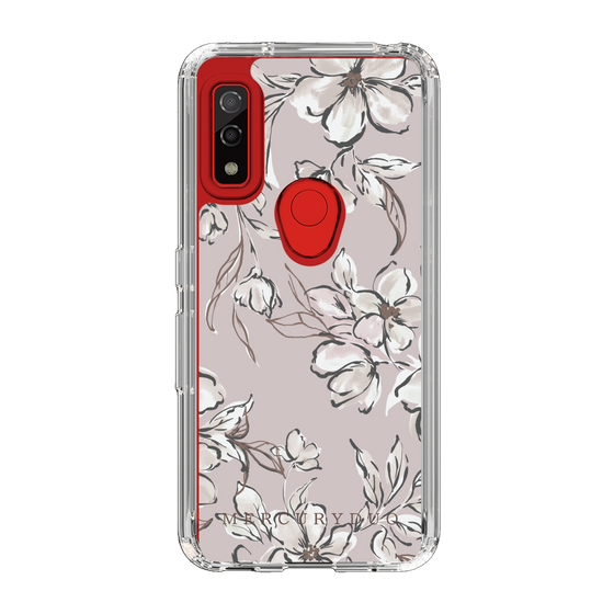 Slim Protection Case［ MERCURYDUO - BotanicalFlower - lilac ］