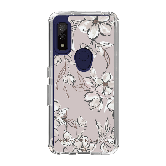 Slim Protection Case［ MERCURYDUO - BotanicalFlower - lilac ］