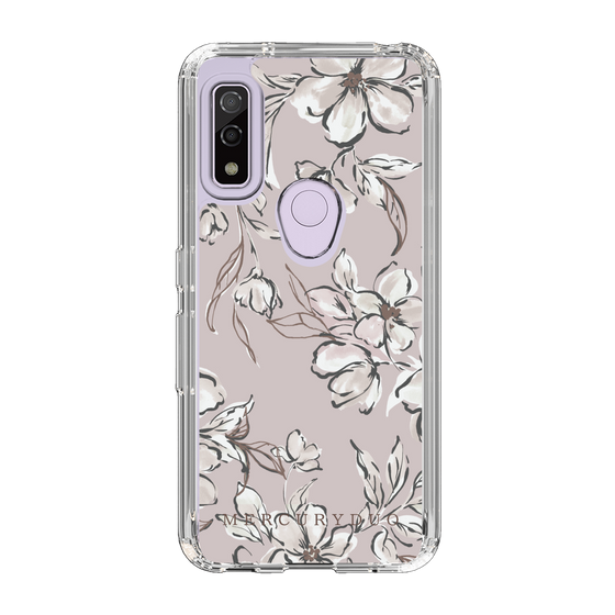 Slim Protection Case［ MERCURYDUO - BotanicalFlower - lilac ］