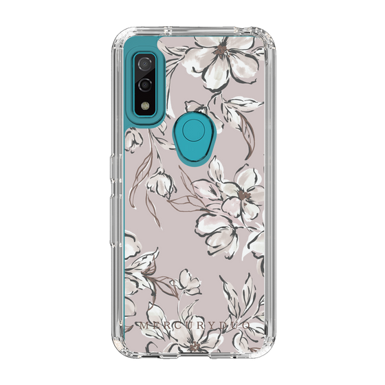 Slim Protection Case［ MERCURYDUO - BotanicalFlower - lilac ］