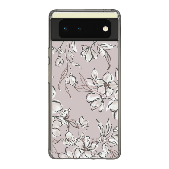 Slim Protection Case［ MERCURYDUO - BotanicalFlower - lilac ］