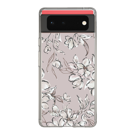 Slim Protection Case［ MERCURYDUO - BotanicalFlower - lilac ］