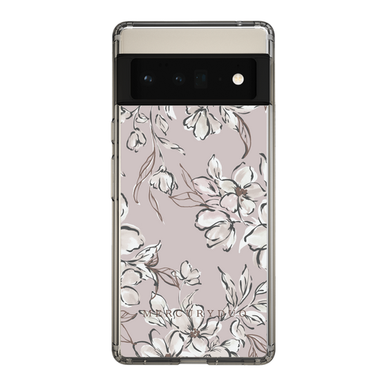 Slim Protection Case［ MERCURYDUO - BotanicalFlower - lilac ］