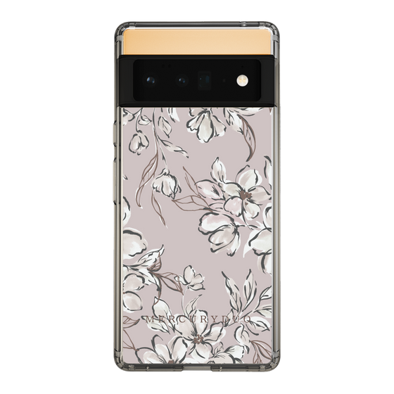 Slim Protection Case［ MERCURYDUO - BotanicalFlower - lilac ］