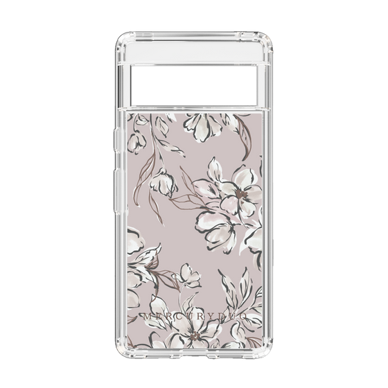 Slim Protection Case［ MERCURYDUO - BotanicalFlower - lilac ］