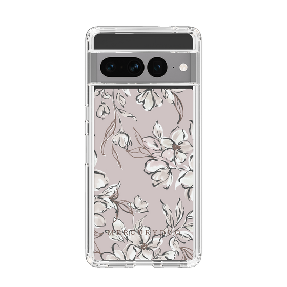 Slim Protection Case［ MERCURYDUO - BotanicalFlower - lilac ］