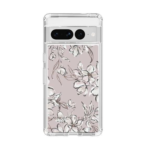 Slim Protection Case［ MERCURYDUO - BotanicalFlower - lilac ］