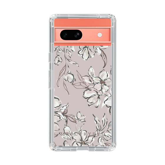 Slim Protection Case［ MERCURYDUO - BotanicalFlower - lilac ］