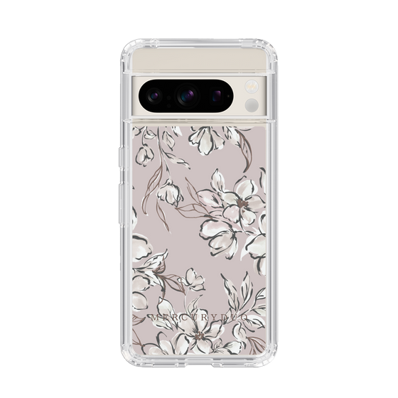 Slim Protection Case［ MERCURYDUO - BotanicalFlower - lilac ］