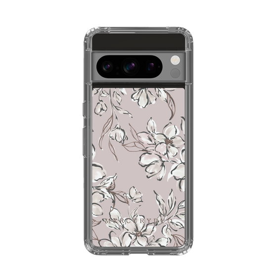 Slim Protection Case［ MERCURYDUO - BotanicalFlower - lilac ］