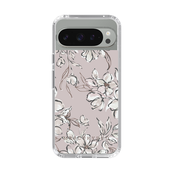 Slim Protection Case［ MERCURYDUO - BotanicalFlower - lilac ］