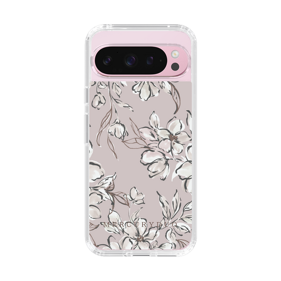 Slim Protection Case［ MERCURYDUO - BotanicalFlower - lilac ］