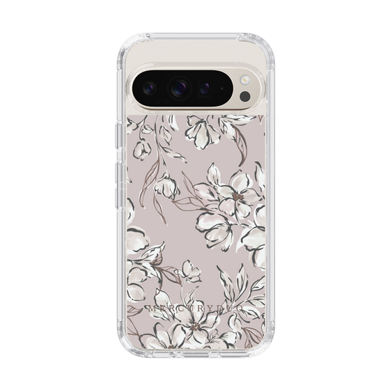 Slim Protection Case［ MERCURYDUO - BotanicalFlower - lilac ］