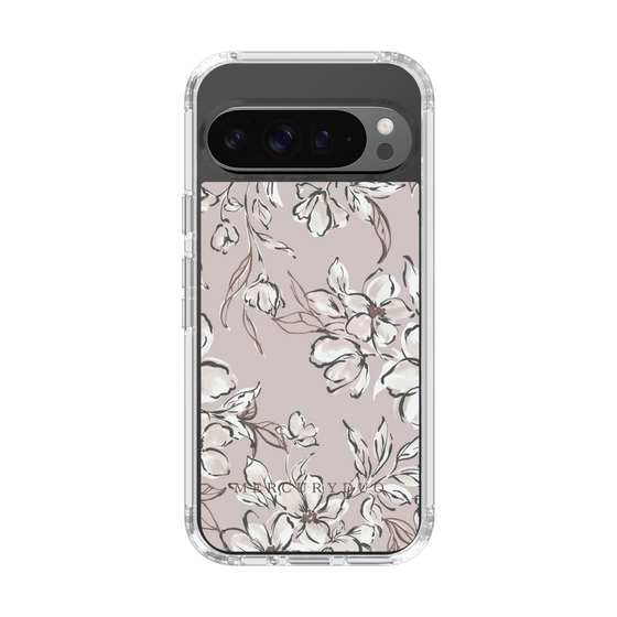Slim Protection Case［ MERCURYDUO - BotanicalFlower - lilac ］