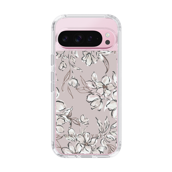 Slim Protection Case［ MERCURYDUO - BotanicalFlower - lilac ］
