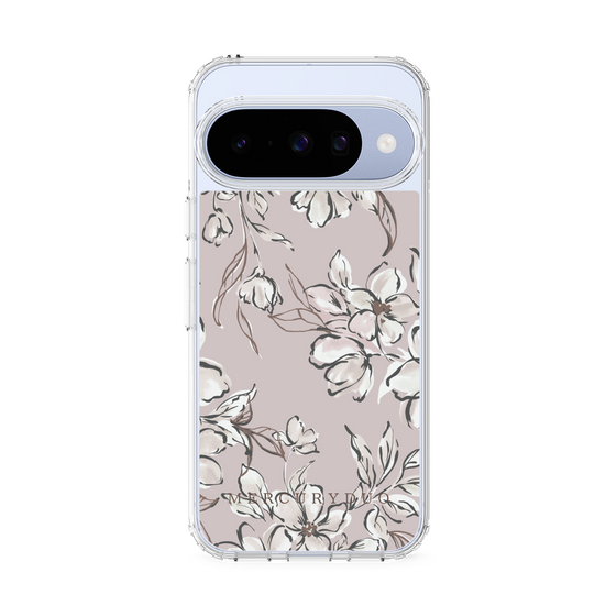 Slim Protection Case［ MERCURYDUO - BotanicalFlower - lilac ］