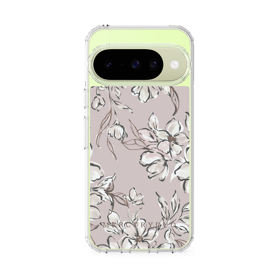Slim Protection Case［ MERCURYDUO - BotanicalFlower - lilac ］