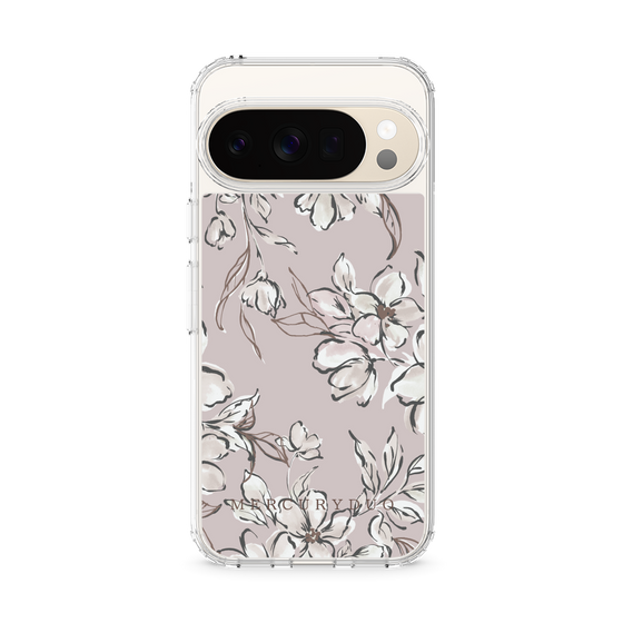 Slim Protection Case［ MERCURYDUO - BotanicalFlower - lilac ］