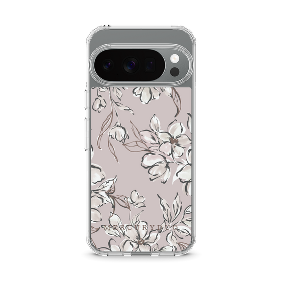 Slim Protection Case［ MERCURYDUO - BotanicalFlower - lilac ］
