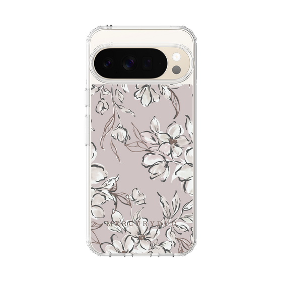 Slim Protection Case［ MERCURYDUO - BotanicalFlower - lilac ］