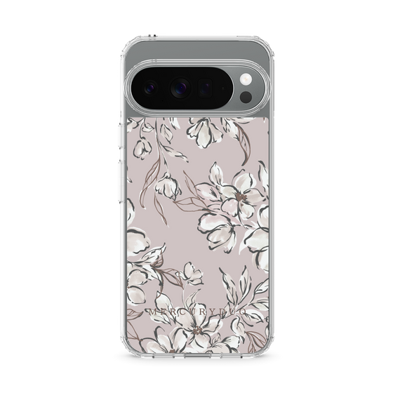 Slim Protection Case［ MERCURYDUO - BotanicalFlower - lilac ］