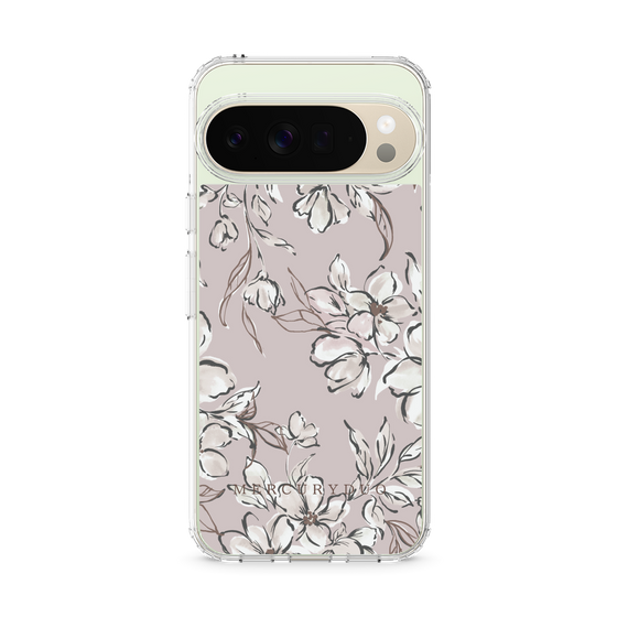 Slim Protection Case［ MERCURYDUO - BotanicalFlower - lilac ］