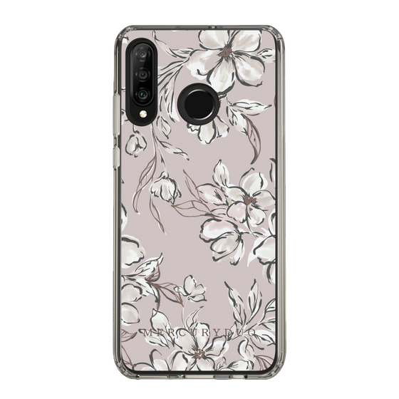 Slim Protection Case［ MERCURYDUO - BotanicalFlower - lilac ］