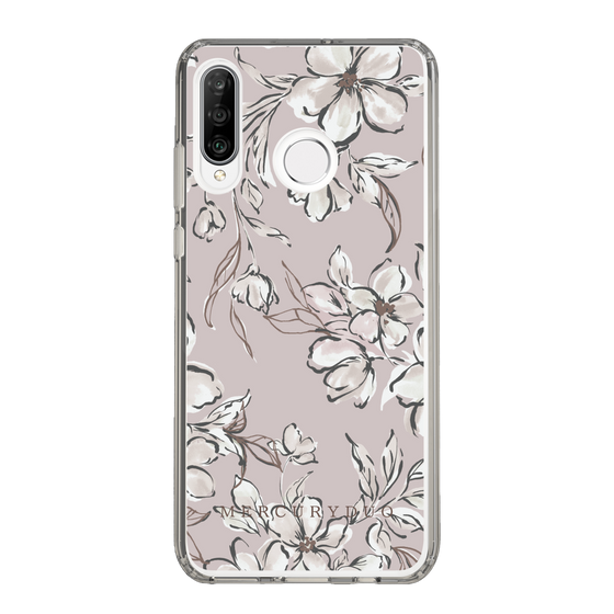 Slim Protection Case［ MERCURYDUO - BotanicalFlower - lilac ］
