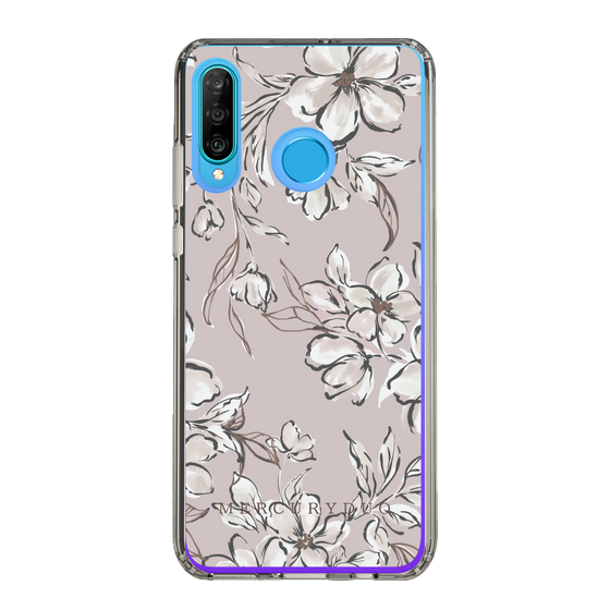 Slim Protection Case［ MERCURYDUO - BotanicalFlower - lilac ］