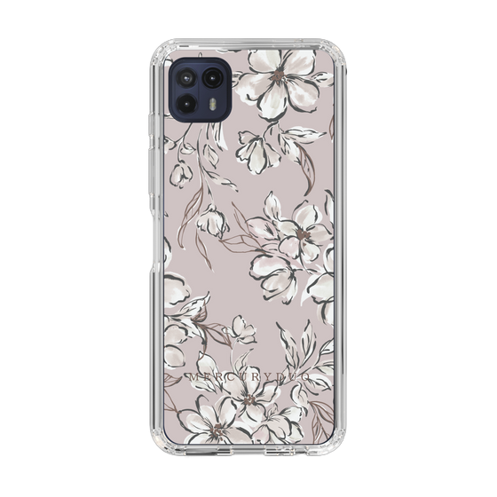 Slim Protection Case［ MERCURYDUO - BotanicalFlower - lilac ］