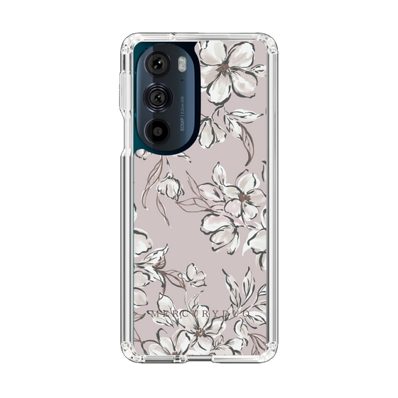 Slim Protection Case［ MERCURYDUO - BotanicalFlower - lilac ］