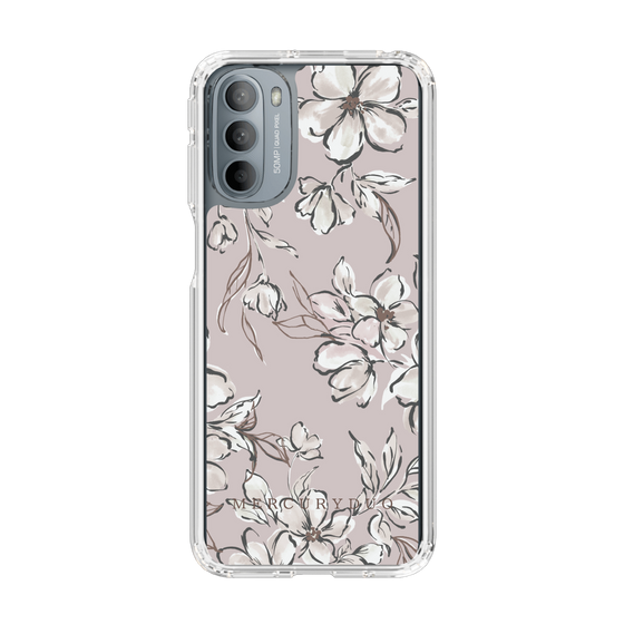 Slim Protection Case［ MERCURYDUO - BotanicalFlower - lilac ］