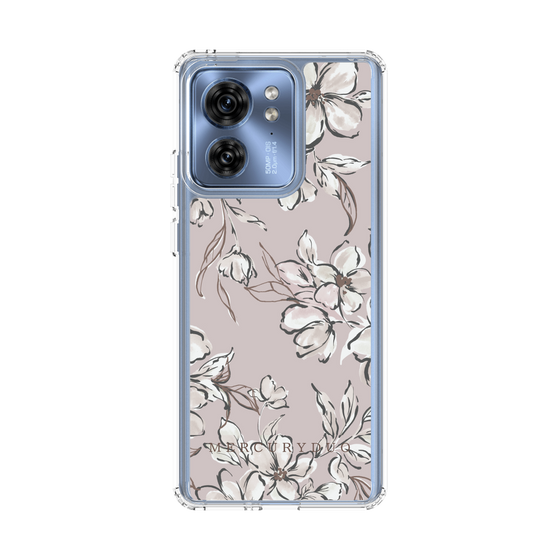 Slim Protection Case［ MERCURYDUO - BotanicalFlower - lilac ］