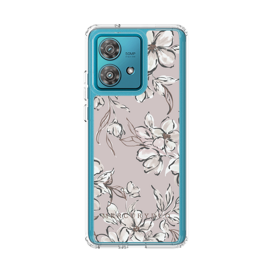 Slim Protection Case［ MERCURYDUO - BotanicalFlower - lilac ］