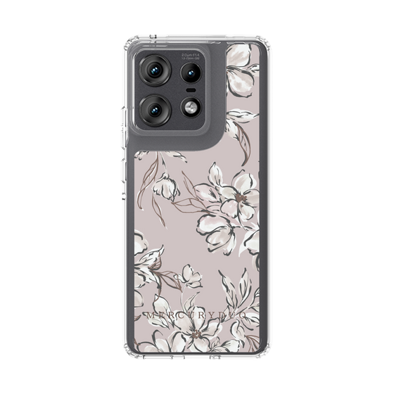 Slim Protection Case［ MERCURYDUO - BotanicalFlower - lilac ］