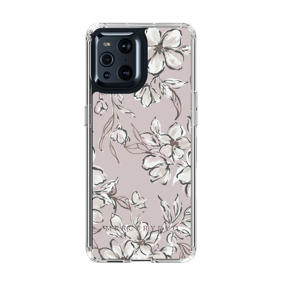 Slim Protection Case［ MERCURYDUO - BotanicalFlower - lilac ］