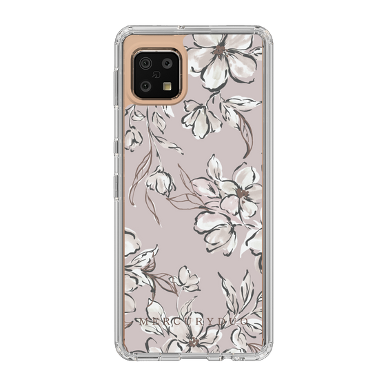 Slim Protection Case［ MERCURYDUO - BotanicalFlower - lilac ］