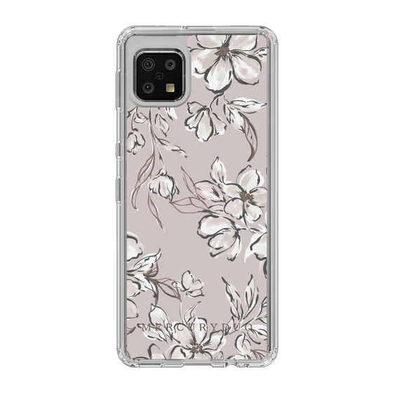 Slim Protection Case［ MERCURYDUO - BotanicalFlower - lilac ］