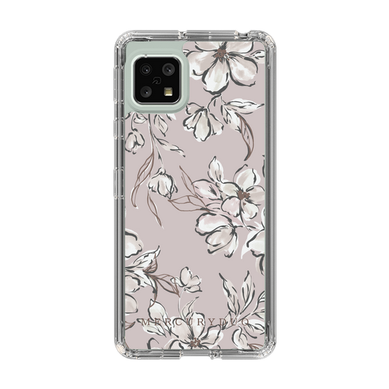 Slim Protection Case［ MERCURYDUO - BotanicalFlower - lilac ］