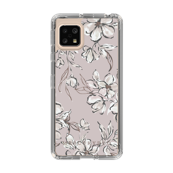 Slim Protection Case［ MERCURYDUO - BotanicalFlower - lilac ］