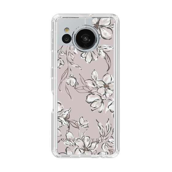 Slim Protection Case［ MERCURYDUO - BotanicalFlower - lilac ］