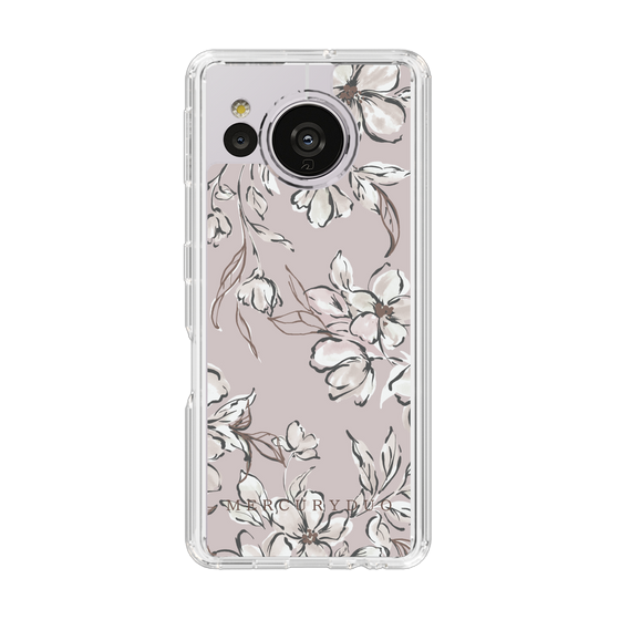 Slim Protection Case［ MERCURYDUO - BotanicalFlower - lilac ］