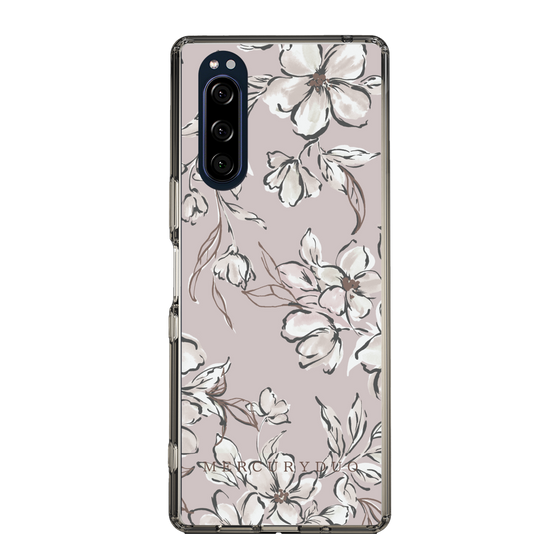 Slim Protection Case［ MERCURYDUO - BotanicalFlower - lilac ］