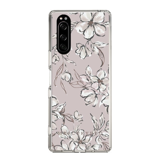 Slim Protection Case［ MERCURYDUO - BotanicalFlower - lilac ］