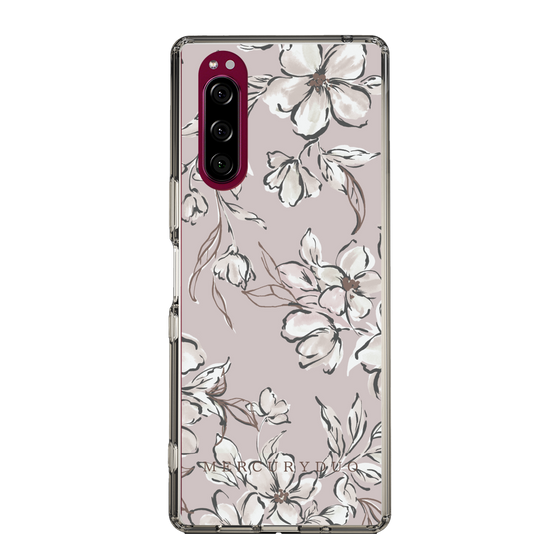 Slim Protection Case［ MERCURYDUO - BotanicalFlower - lilac ］