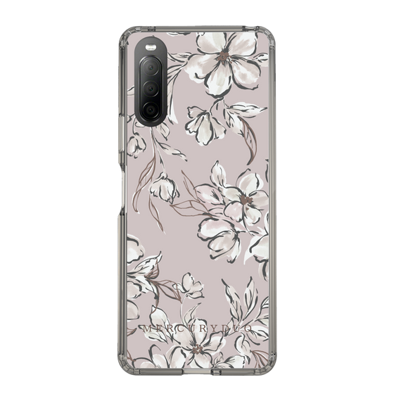 Slim Protection Case［ MERCURYDUO - BotanicalFlower - lilac ］