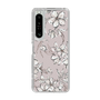 Slim Protection Case［ MERCURYDUO - BotanicalFlower - lilac ］